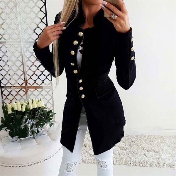 2020 autumn long blazer women button blazer suit women winter long jackets office lady elegant long sleeve blazers female lj201214, White;black
2020 autumn long blazer women button blazer suit women winter long jackets office lady elegant long sleeve blazers female lj201214, White;black