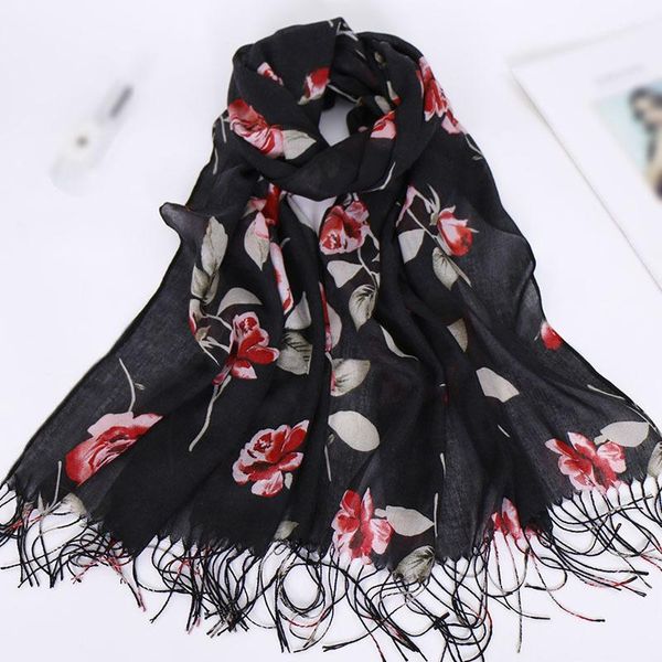 scarves 2021 fashion cotton women flower print scarf shawl and wraps headscarf long tassel female foulard hijab store, Blue;gray
scarves 2021 fashion cotton women flower print scarf shawl and wraps headscarf long tassel female foulard hijab store, Blue;gray