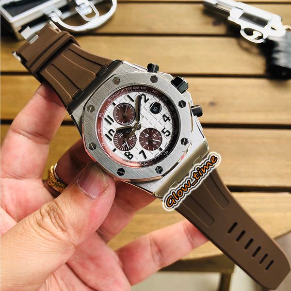 new offshore automatic mechanical white date dial 26470st.oo.a801cr.01 mens watch silver steel case rubber strap sport watches, Slivery;brown
new offshore automatic mechanical white date dial 26470st.oo.a801cr.01 mens watch silver steel case rubber strap sport watches, Slivery;brown