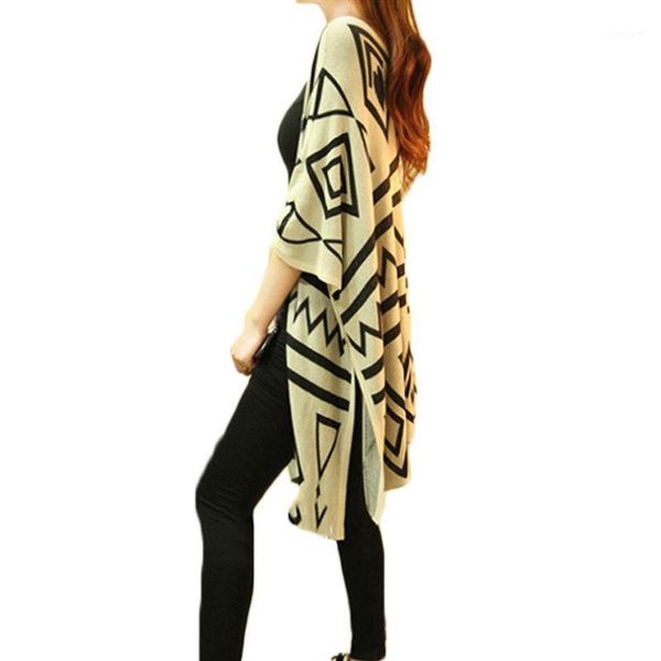 women's sweaters kimono plaj knit cardigans shawl coat 2021 spring korean loose cover up tunic damen sommer long irregular jacket f1731, White;black
women's sweaters kimono plaj knit cardigans shawl coat 2021 spring korean loose cover up tunic damen sommer long irregular jacket f1731, White;black