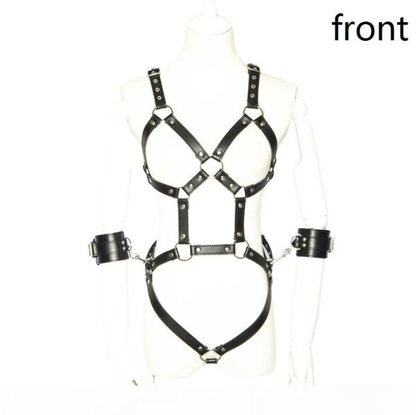bondage apparel leather harness fetish bra underwear conjoined lingerie show nipple restraint strap rope games sm kinky, Red;black
bondage apparel leather harness fetish bra underwear conjoined lingerie show nipple restraint strap rope games sm kinky, Red;black