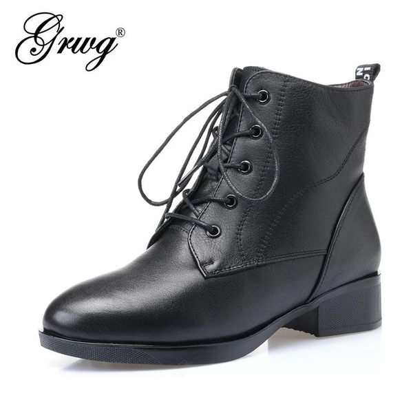 boots 100% genuine leather women 2021 winter thick wool lined motorcycle large size shoes, Black
boots 100% genuine leather women 2021 winter thick wool lined motorcycle large size shoes, Black