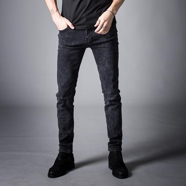 new arrival men's stretch slim jeans popular comfortable black denim trousers casual pencil pants, Blue
new arrival men's stretch slim jeans popular comfortable black denim trousers casual pencil pants, Blue