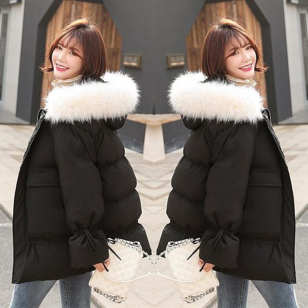 2020 new fashion winter warm parkas ladies solid fur hooded coat thick cotton casual jacket plus size clothing for women z47, Black
2020 new fashion winter warm parkas ladies solid fur hooded coat thick cotton casual jacket plus size clothing for women z47, Black
