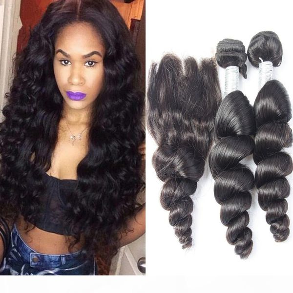 loose wavy peruvian hair weave with 4*4 lace closure loose wave 3pcs peruvian human hair with lace closure parting 4pcs lot, Black
loose wavy peruvian hair weave with 4*4 lace closure loose wave 3pcs peruvian human hair with lace closure parting 4pcs lot, Black