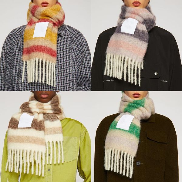 scarves ladies scarf autumn and winter horizontal striped plaid japanese korean version thick warm shawl, Blue;gray
scarves ladies scarf autumn and winter horizontal striped plaid japanese korean version thick warm shawl, Blue;gray