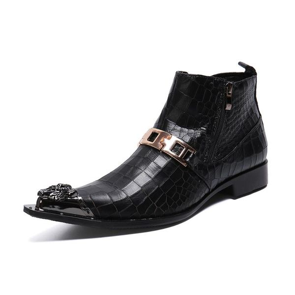 мужская обувь martin boots high top повседневная обувь mid top short boots корова кожа zip buty остроконечные toe голеностопного из натураль, Black
мужская обувь martin boots high top повседневная обувь mid top short boots корова кожа zip buty остроконечные toe голеностопного из натураль, Black