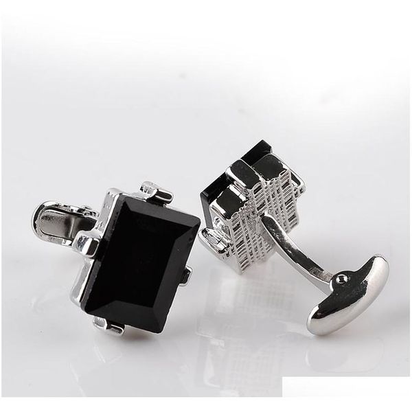 modern design big black crystal gift cufflinks curve men's wedding shirt copper french cuff links 6 m2xuc, Silver
modern design big black crystal gift cufflinks curve men's wedding shirt copper french cuff links 6 m2xuc, Silver