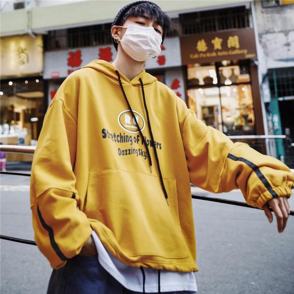 2019 spring new men's youth japanese harajuku style couple long-sleeved loose solid color large pocket casual party1, Black
2019 spring new men's youth japanese harajuku style couple long-sleeved loose solid color large pocket casual party1, Black