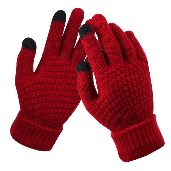 2020 new women's cashmere wool knitted winter warm thick touch screen gloves solid mittens for mobile phone tablet pad
2020 new women's cashmere wool knitted winter warm thick touch screen gloves solid mittens for mobile phone tablet pad