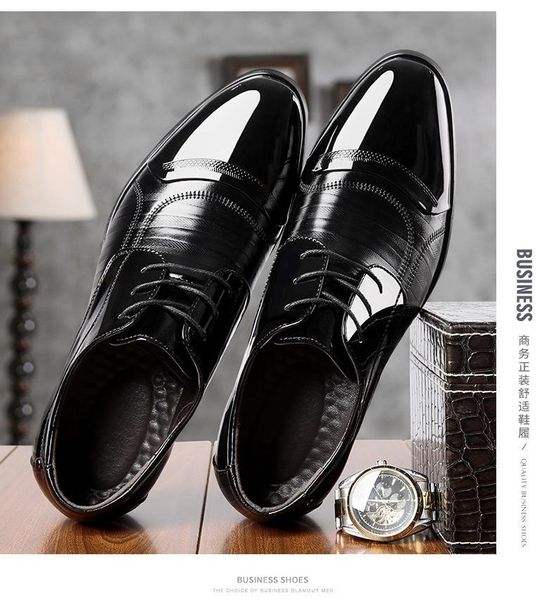 summer men business formal wear black and white with pattern patent leather shoes men's new style trendy shoes
summer men business formal wear black and white with pattern patent leather shoes men's new style trendy shoes