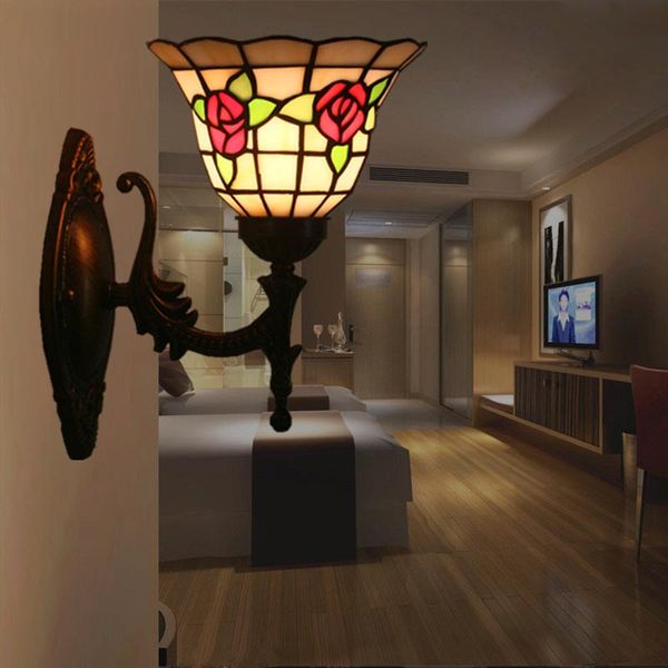 wall lamp tiffany european retro bedside light bedroom living room balcony l aisle corridor staircase sconce lighting
wall lamp tiffany european retro bedside light bedroom living room balcony l aisle corridor staircase sconce lighting