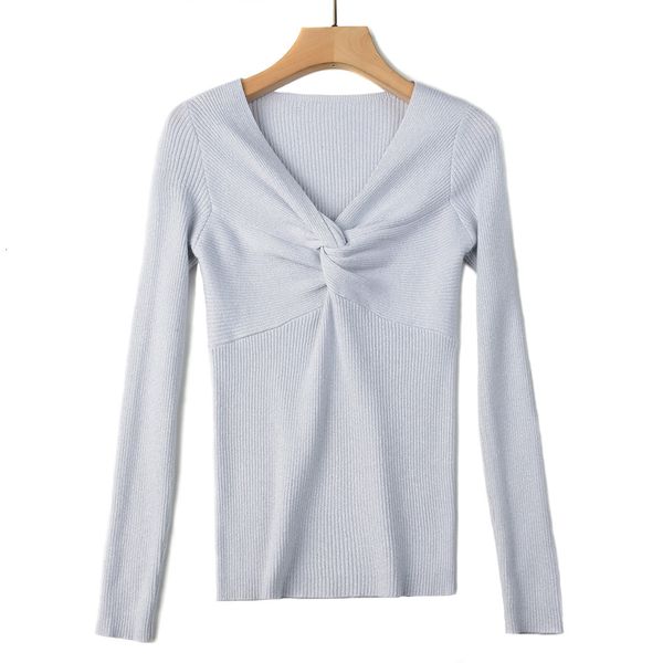 2021 new glitter women spring autumn high elasticity rib knitted jumper fashion female pullover sweater zmbr, White;black
2021 new glitter women spring autumn high elasticity rib knitted jumper fashion female pullover sweater zmbr, White;black
