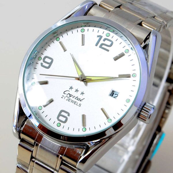 refined automatic mechanical steel selling men's watch steel strip luminous calendar 1214, Slivery;brown
refined automatic mechanical steel selling men's watch steel strip luminous calendar 1214, Slivery;brown