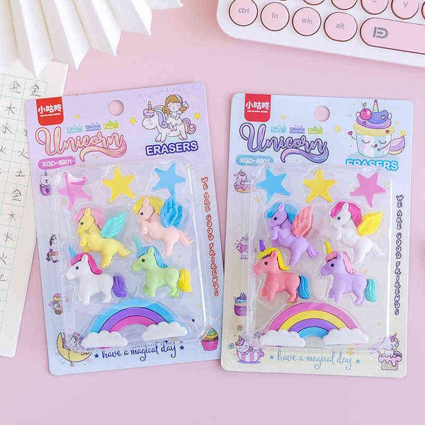 8901 colorful unicorn rainbow five pointed star eraser set student christmas gift final prize stationery
8901 colorful unicorn rainbow five pointed star eraser set student christmas gift final prize stationery