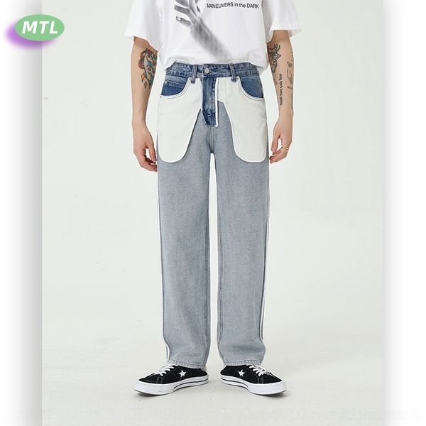 oxy7u mtl men's wear 2020 jeans new product purchase meeting entity reverse jeans straight-tube and design korean summer s9dtb, Blue
oxy7u mtl men's wear 2020 jeans new product purchase meeting entity reverse jeans straight-tube and design korean summer s9dtb, Blue