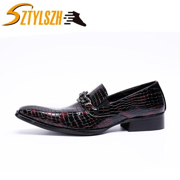 office snake skin men dress shoes wedding man shoe oxfords suit shoes man flats patent leather zapatos hombre, Black
office snake skin men dress shoes wedding man shoe oxfords suit shoes man flats patent leather zapatos hombre, Black
