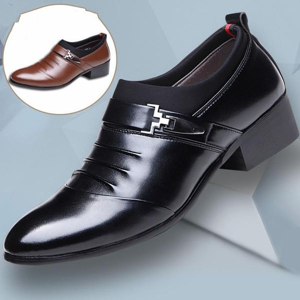 brand design men's fashion leather pu business dress shoes mens casual lace-up flats eur size 38-48, Black
brand design men's fashion leather pu business dress shoes mens casual lace-up flats eur size 38-48, Black