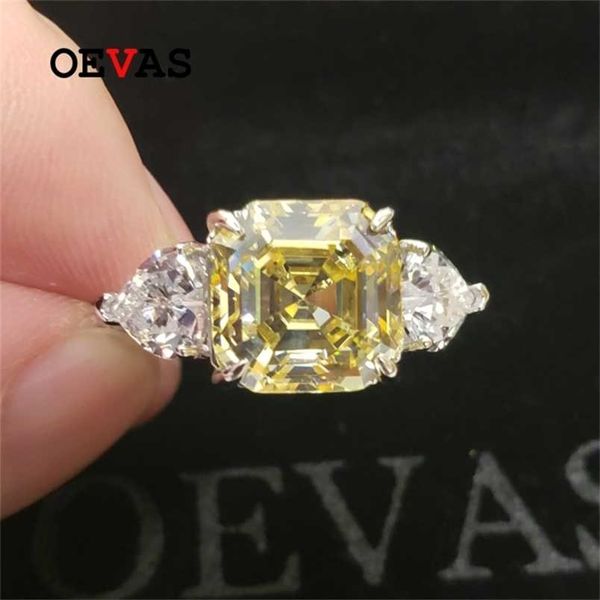 oevas solid 925 sterling silver sparkling 10*10mm z created high carbon diamond wedding rings party fine jewelry 220210, Slivery;golden
oevas solid 925 sterling silver sparkling 10*10mm z created high carbon diamond wedding rings party fine jewelry 220210, Slivery;golden