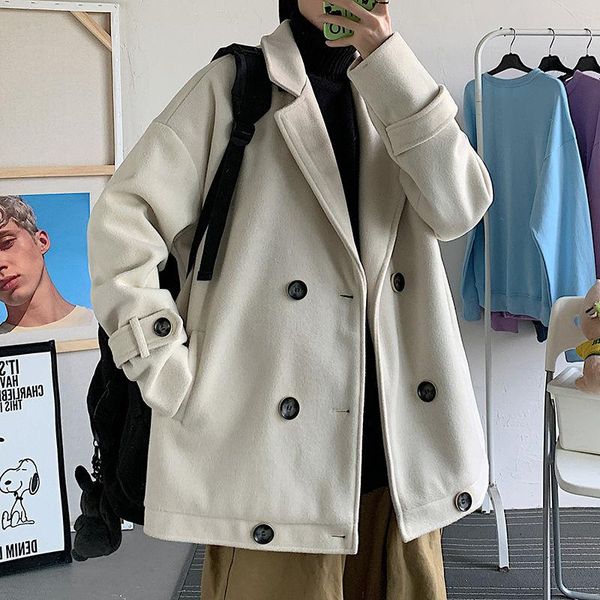 men's trench coats coat 2021 autumn slim solid color thickening medium long loose leisure personality youth wear, Tan;black
men's trench coats coat 2021 autumn slim solid color thickening medium long loose leisure personality youth wear, Tan;black