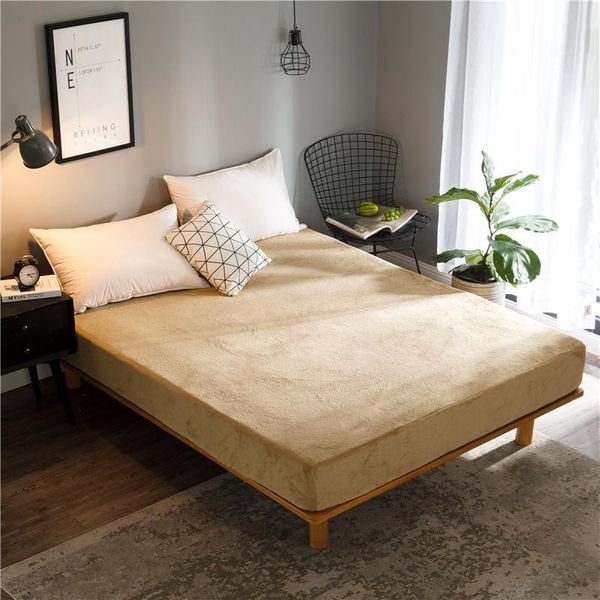sheets & sets bonenjoy 1 pc coral fleece bed sheet with elastic single/queen/king size fitted on rubber band solid color mattress cover
sheets & sets bonenjoy 1 pc coral fleece bed sheet with elastic single/queen/king size fitted on rubber band solid color mattress cover