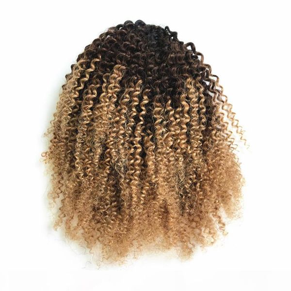 curly human hair ponytail with bang fringe 1b 27 ombre blonde drawstring pony tail hairpieces afro kinky puff clip in hair extension, Black
curly human hair ponytail with bang fringe 1b 27 ombre blonde drawstring pony tail hairpieces afro kinky puff clip in hair extension, Black