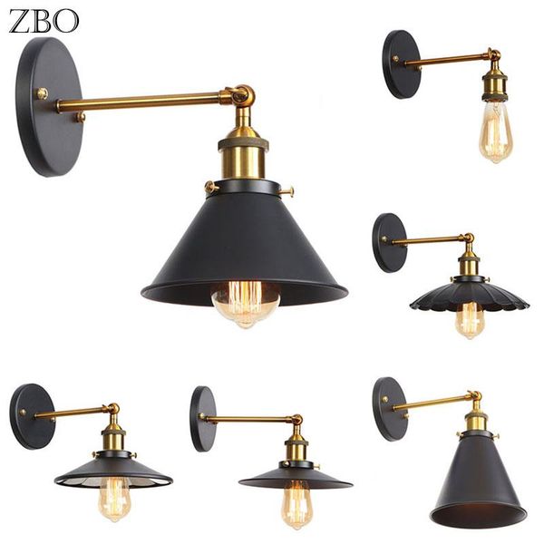 retro wall lamp black iron lampshade e27 edison industry american indoor lighting for living room vintage wall lights loft
retro wall lamp black iron lampshade e27 edison industry american indoor lighting for living room vintage wall lights loft