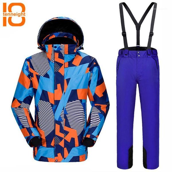 skiing suits tenneight winter men's ski suit snowboarding sets waterproof windproof warm outdoor climbing jacket + pants male1
skiing suits tenneight winter men's ski suit snowboarding sets waterproof windproof warm outdoor climbing jacket + pants male1