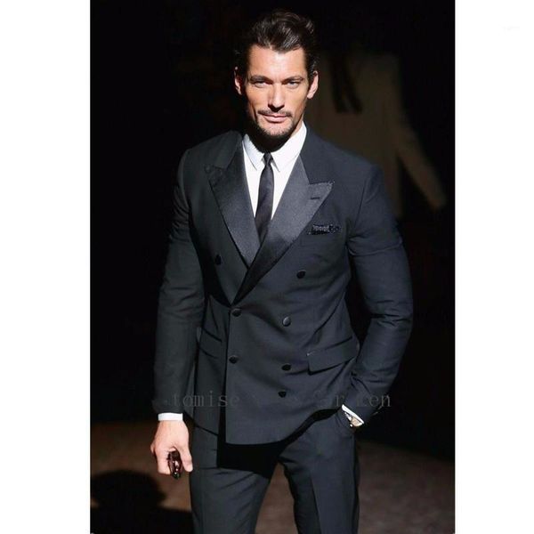fashion classic men's suit black lapel double-breasted men's business suit and groomsmen dress (jacket + pants) custom made1, White;black
fashion classic men's suit black lapel double-breasted men's business suit and groomsmen dress (jacket + pants) custom made1, White;black