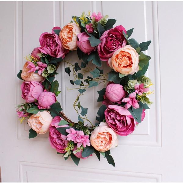 christmas artificial flower wreath peony rose wreath scallion ball spring round for front door wedding home decoration
christmas artificial flower wreath peony rose wreath scallion ball spring round for front door wedding home decoration