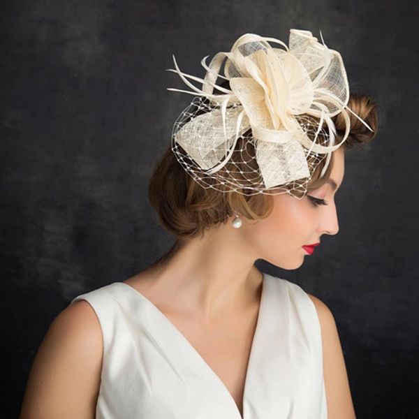stingy brim hats hat for women feather yarn british versatile small po headdress formal hair accessories, Blue;gray
stingy brim hats hat for women feather yarn british versatile small po headdress formal hair accessories, Blue;gray