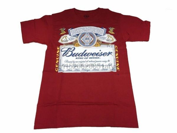 budweiser beer can classic alcohol lager beer mens t shirt 2 styles1, White;black 
budweiser beer can classic alcohol lager beer mens t shirt 2 styles1, White;black