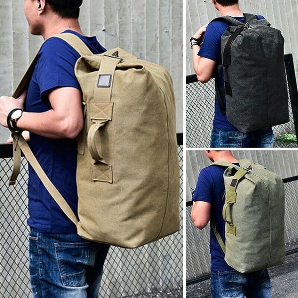 Fashion Stylish Vogue Men's Canvas Backpack Satchel Rucksack Hiking Traveling Duffle Bag Military High Quality High quality Large Capacity
Fashion Stylish Vogue Men's Canvas Backpack Satchel Rucksack Hiking Traveling Duffle Bag Military High Quality High quality Large Capacity