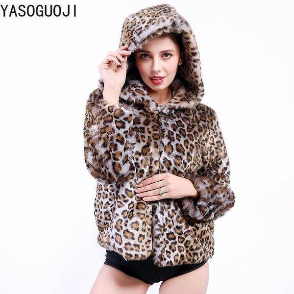 yasuguoji 2018 new winter warm women leopard fluffy coat fur coat women's jacket short thick fur long sleeves lpc191, Black
yasuguoji 2018 new winter warm women leopard fluffy coat fur coat women's jacket short thick fur long sleeves lpc191, Black