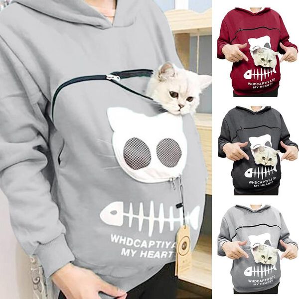 women's hoodies & sweatshirts pet carrier thicken shirts kitten puppy holder animal pouch hood breathable christmas sweatshirt for chil, Black
women's hoodies & sweatshirts pet carrier thicken shirts kitten puppy holder animal pouch hood breathable christmas sweatshirt for chil, Black