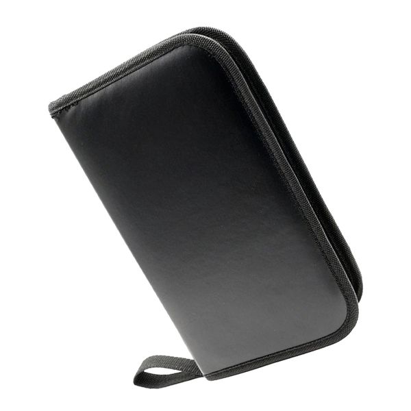 black oxford cloth material watch repair tool bag pouch w/ zipper small size
