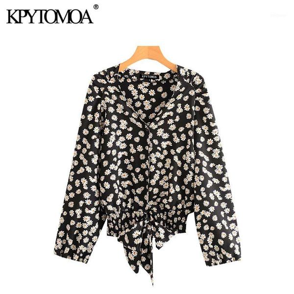 kpytomoa women 2020 fashion floral print bow tied blouses vintage long sleeve elastic waist female shirts blusas chic 1, White
kpytomoa women 2020 fashion floral print bow tied blouses vintage long sleeve elastic waist female shirts blusas chic 1, White
