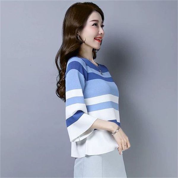 2021 new spring and autumn new ladies around the neck striped pullover sleeve horn sweater h00213 r9mz, White;black
2021 new spring and autumn new ladies around the neck striped pullover sleeve horn sweater h00213 r9mz, White;black