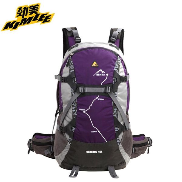 kimlee 40l outdoor sport bag rucksack waterproof climbing camping travel hiking mountaineering trekking backpack with rain cover
kimlee 40l outdoor sport bag rucksack waterproof climbing camping travel hiking mountaineering trekking backpack with rain cover