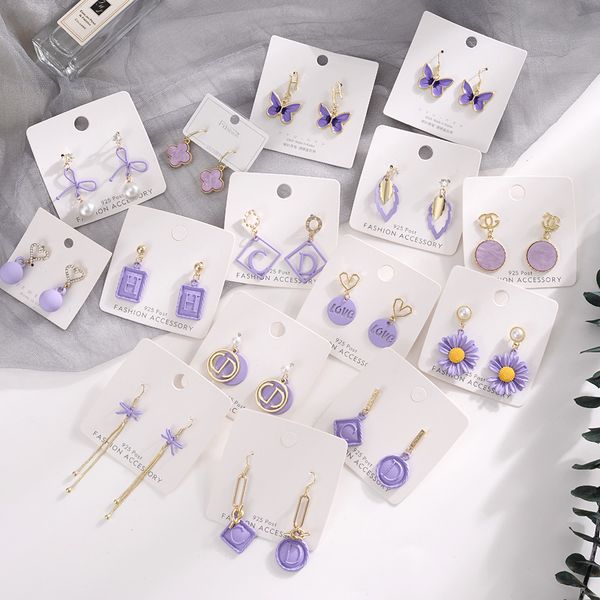 cardholder s925 silver sterling pin needle sweet purple earrings female simple fresh flower earrings sen dream earrings factory direct sales, Golden;silver
cardholder s925 silver sterling pin needle sweet purple earrings female simple fresh flower earrings sen dream earrings factory direct sales, Golden;silver