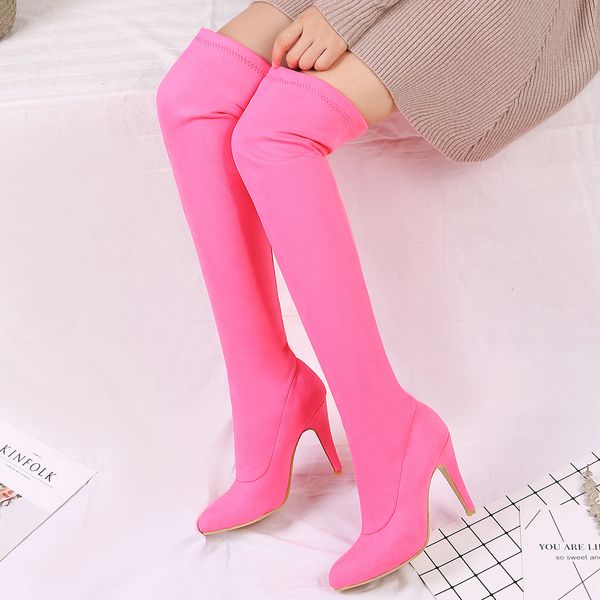 high heels over the knee boots women thigh high boots ladies autumn winter long boots shoes cuissardes talons hauts, Black
high heels over the knee boots women thigh high boots ladies autumn winter long boots shoes cuissardes talons hauts, Black
