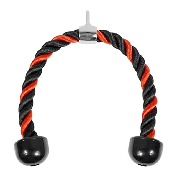 tricep rope 27 & 36 inches fitness attachment cable machine pulldown heavy duty coated nylon rope with solid rubber ends
tricep rope 27 & 36 inches fitness attachment cable machine pulldown heavy duty coated nylon rope with solid rubber ends