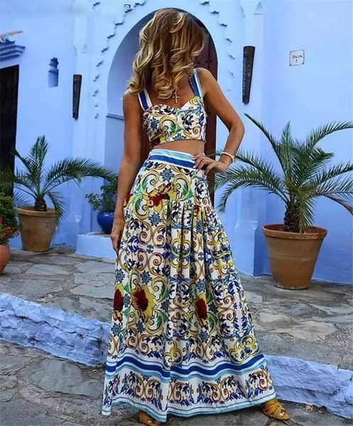s-3xl women bohemian beach skirt set women sleeveless short high waist skirts long floral print skirts 2 pieces sets, White
s-3xl women bohemian beach skirt set women sleeveless short high waist skirts long floral print skirts 2 pieces sets, White
