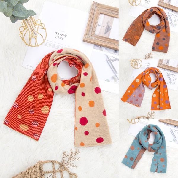 128*20cm 2020 new winter scarf iron tower shawl children's warm polka dot color foulard lady fashion bandana kids, Blue;gray
128*20cm 2020 new winter scarf iron tower shawl children's warm polka dot color foulard lady fashion bandana kids, Blue;gray