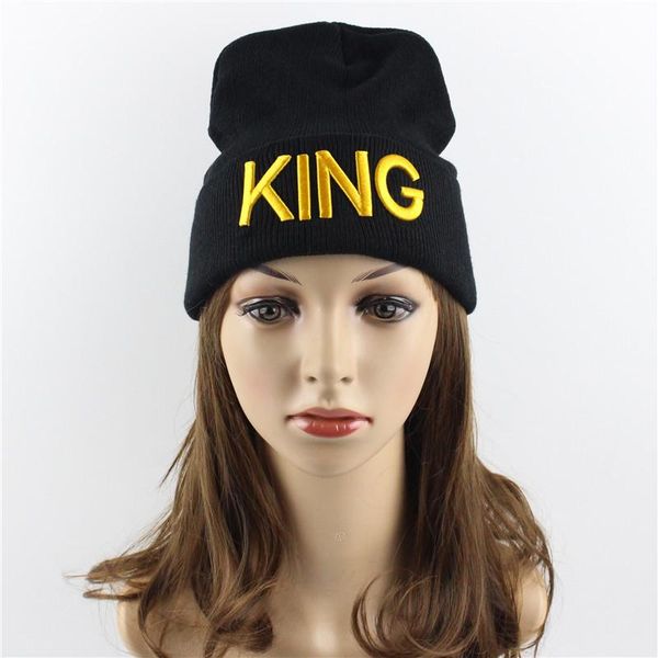 beanie/skull caps winter king queen beanies hats for ladies men women autumn warm letter embroidery knitted skullies hat hip hop ski sport, Blue;gray
beanie/skull caps winter king queen beanies hats for ladies men women autumn warm letter embroidery knitted skullies hat hip hop ski sport, Blue;gray