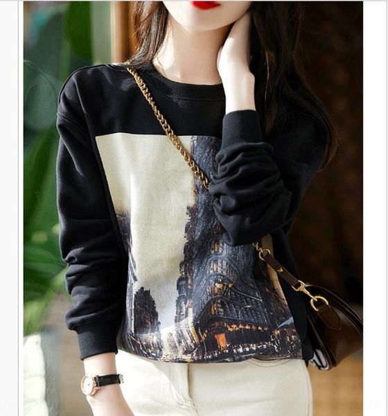 huene fashionable slimming city qu sweater sweaterbig lady spring and autumn thin cotton women's dai'er sweater women's egwy3, Black
huene fashionable slimming city qu sweater sweaterbig lady spring and autumn thin cotton women's dai'er sweater women's egwy3, Black