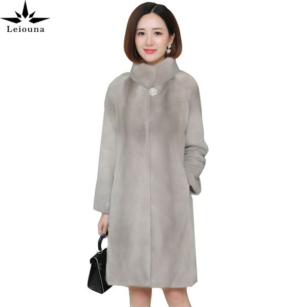 leiouna full office lady new fashion whole women's mink parka coat fur coats medium long warm winter female coats women overcoat c1001, Black
leiouna full office lady new fashion whole women's mink parka coat fur coats medium long warm winter female coats women overcoat c1001, Black