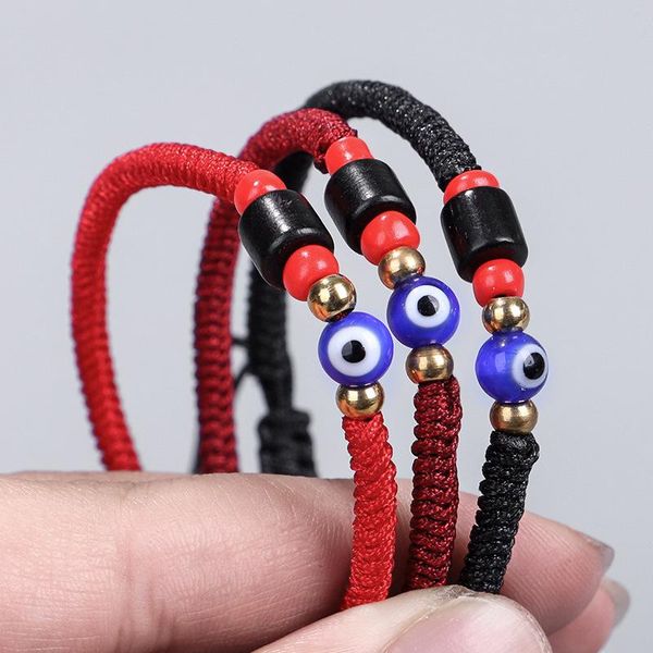 charm bracelets handmade braided rope turkish lucky evil eye for women adjustable red jewelry bracelet, Golden;silver
charm bracelets handmade braided rope turkish lucky evil eye for women adjustable red jewelry bracelet, Golden;silver