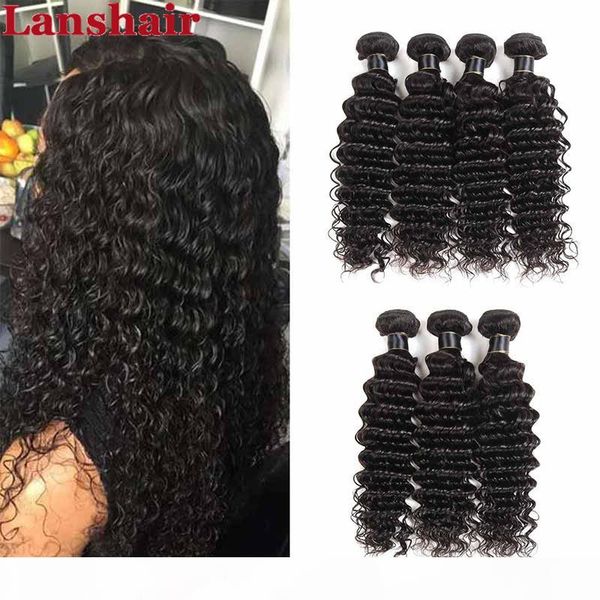 good deep wave virgin hair 4 bundles unprocessed brazilian human hair bundles peruvian human hair extensions deep wave wholesale price, Black
good deep wave virgin hair 4 bundles unprocessed brazilian human hair bundles peruvian human hair extensions deep wave wholesale price, Black