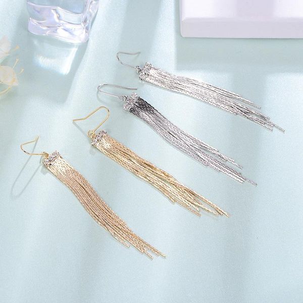 dorado vintage long tassel drop earrings new metal dangle earring for women punk statement jewelry pendientes mujer moda 20201, Silver
dorado vintage long tassel drop earrings new metal dangle earring for women punk statement jewelry pendientes mujer moda 20201, Silver